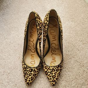 Sam Edelman Danna Leopard Hair Pump 9.5